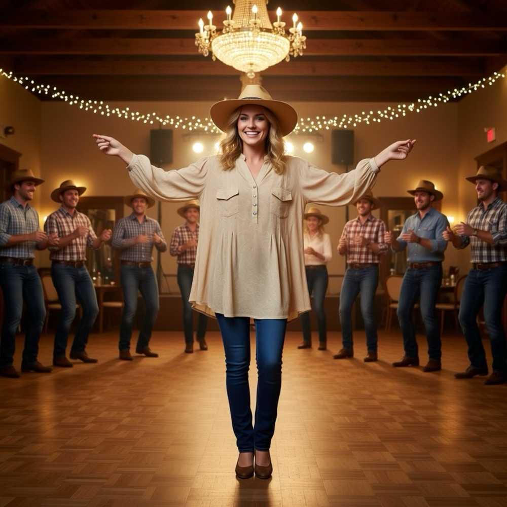 VERA ROSE WESTERN BOHEMIAN  EMBELLISHED BLOUSE